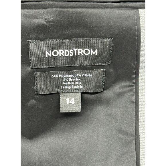 Nordstrom Boys Suit Blazer Size 14 Light Grey Suit Jacket Wedding Formal Youth - Picture 8 of 9